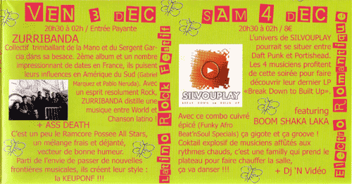 programme du caf de la plage  maurepas de Dcembre 2004